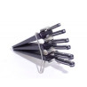 Knife stand SZN-V6 - black - made to order